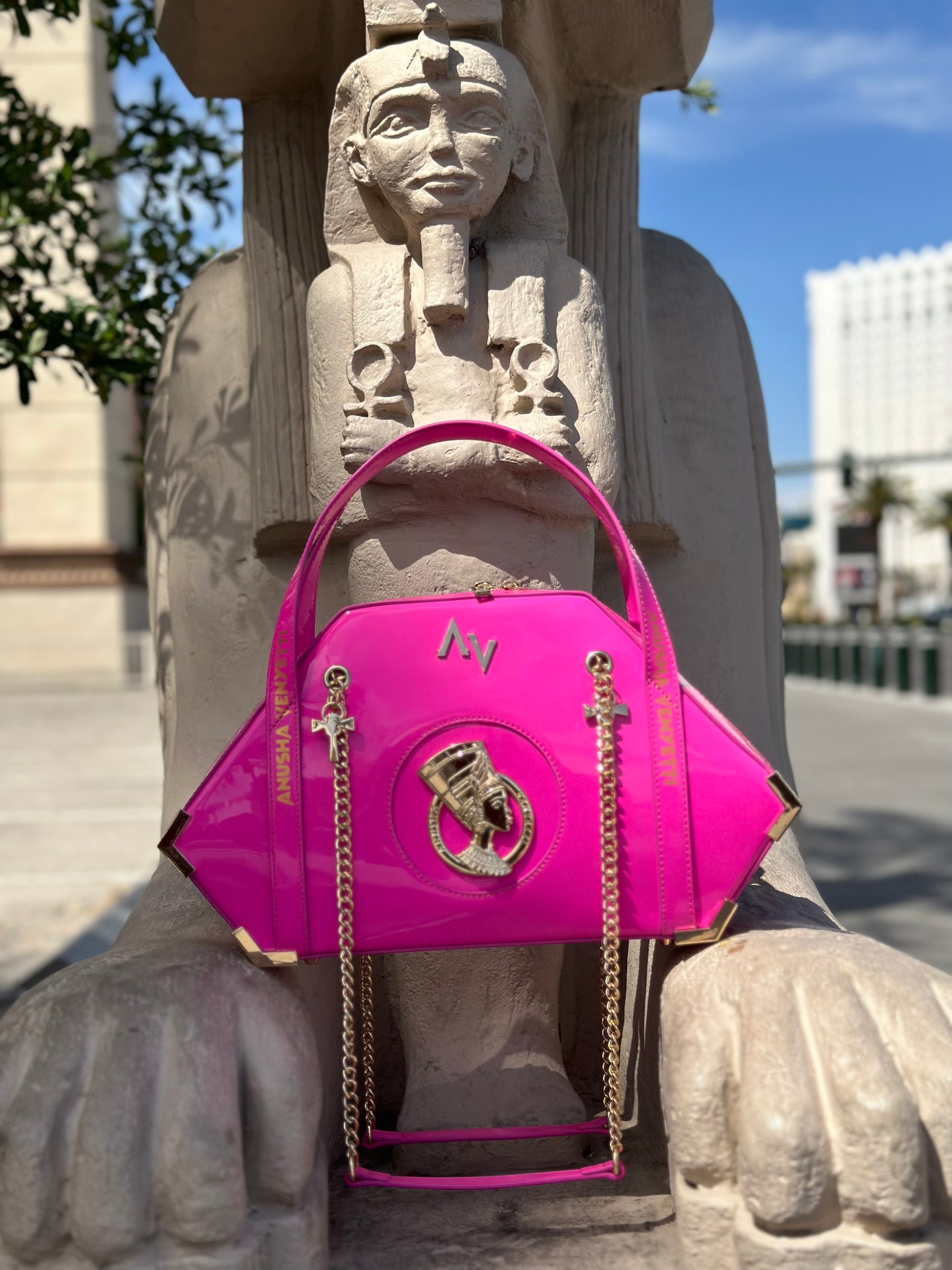 Nefertiti Pink Gem Bag